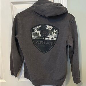 Ariat Kids Charcoal Hoodie Jacket